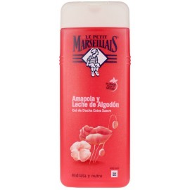 Le Petit Marseillais Poppy & Cotton Milk Shower Gel 250 ml / 8.45 fl oz