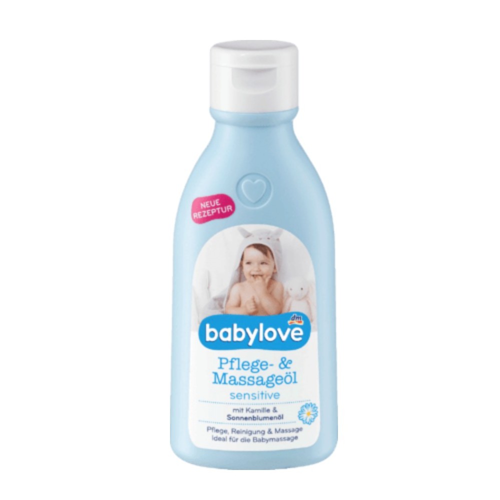 babylove Care & Massage Oil Sensitive 250 ml / 8.4 fl oz