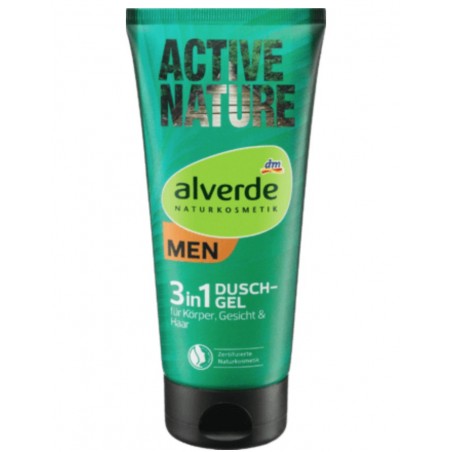 Alverde Active Nature 3in1 Shower Gel 200 ml / 6.8 fl oz