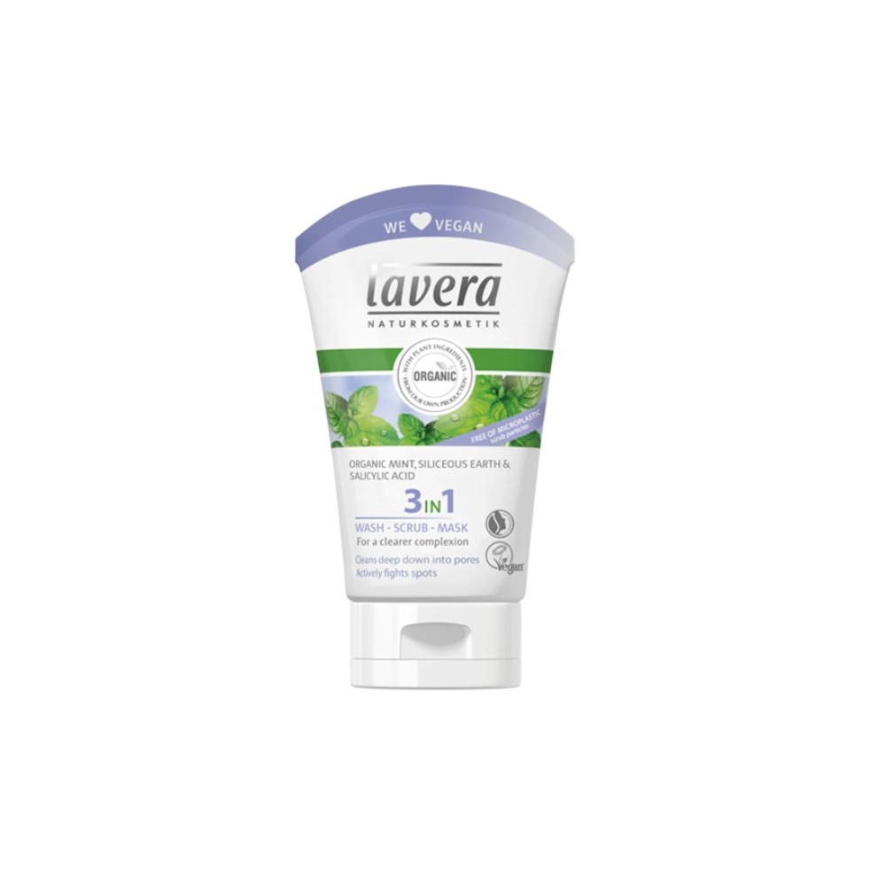 Lavera 3in1 Wash, Scrub and Mask 125 ml / 4.2 fl oz