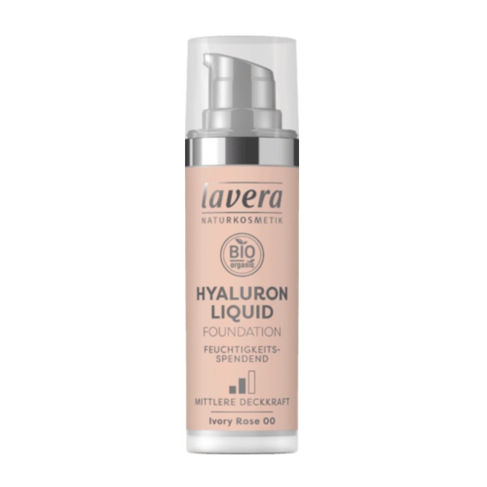 Lavera Hyaluron Liquid Foundation - Ivory Rose 00 30 ml / 1.0 fl oz