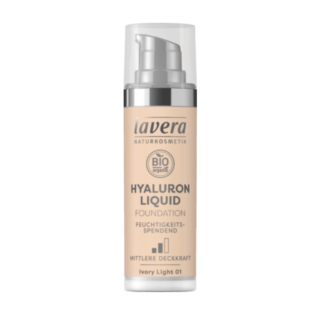 Lavera Hyaluron Liquid Foundation - Ivory Light 01 30 ml / 1.0 fl oz