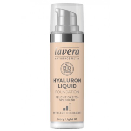 Lavera Hyaluron Liquid Foundation - Ivory Light 01 30 ml / 1.0 fl oz