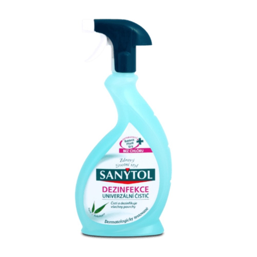 Sanytol Multi-purpose Disinfectant Spray Gun with Eucalyptus 500 ml / 17 fl oz