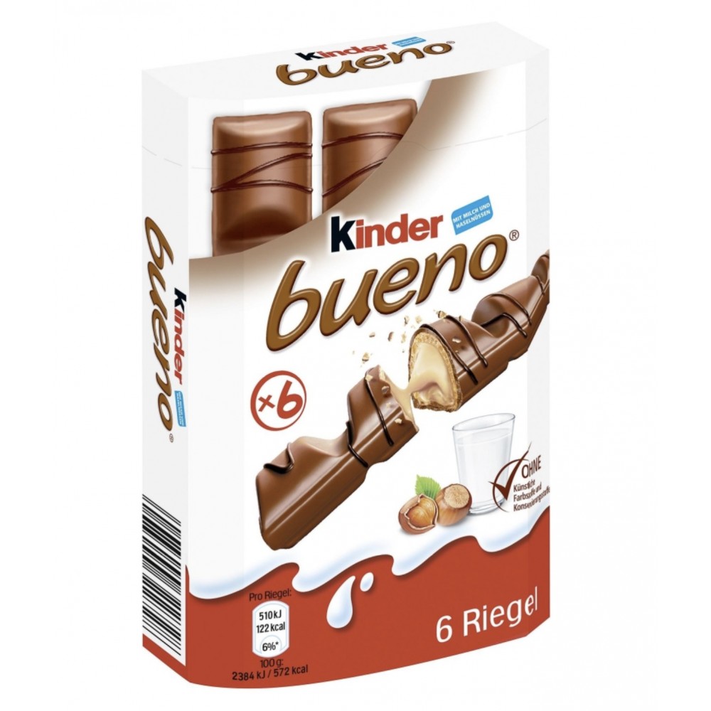 Kinder Bueno Milk Chocolate 129g / 6 bars
