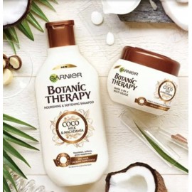 Garnier Botanic Therapy Coco Milk & Macadamia Shampoo 250 ml / 8.4 fl oz + Hair Mask 300 ml / 10 oz