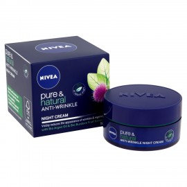 Nivea Pure & Natural Anti-Wrinkle Night Cream 50 ml / 1.6 fl oz