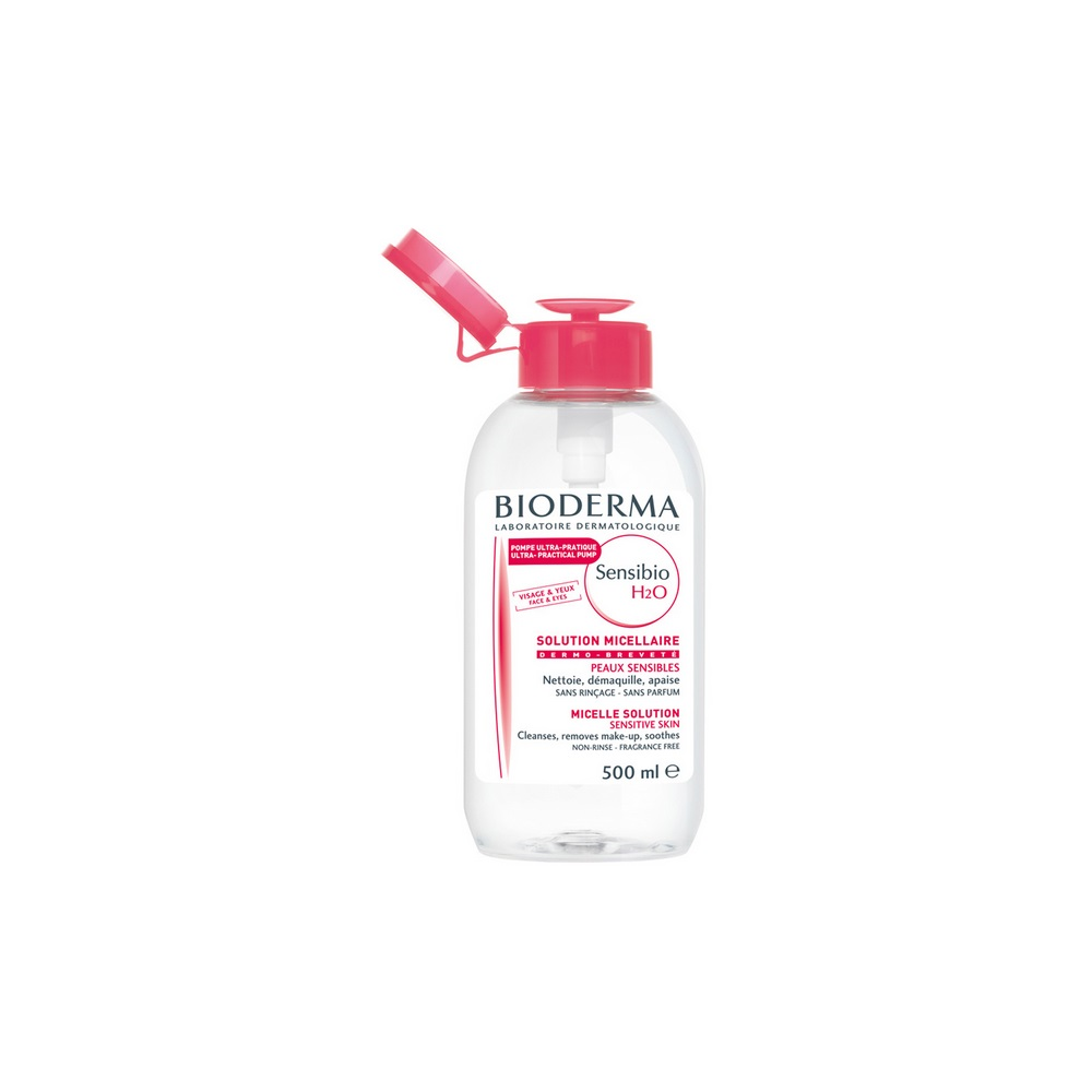 Bioderma Sensibio H20 micellar water for sensitive skin with a practical dispenser 500 ml