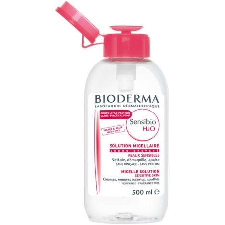 Bioderma Sensibio H20 micellar water for sensitive skin with a practical dispenser 500 ml