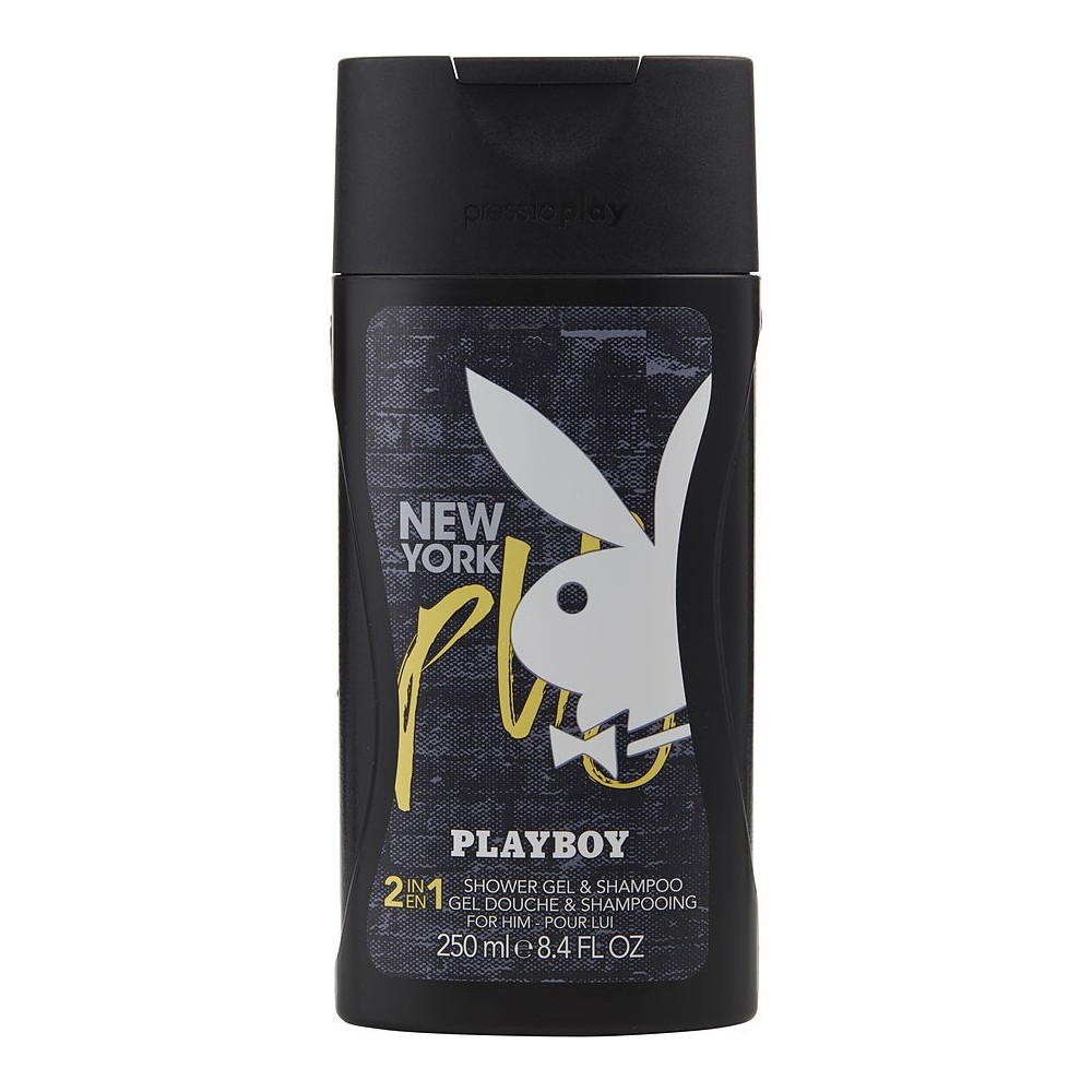 Playboy New York Shower Gel & Shampoo 250 ml / 8.4 fl oz