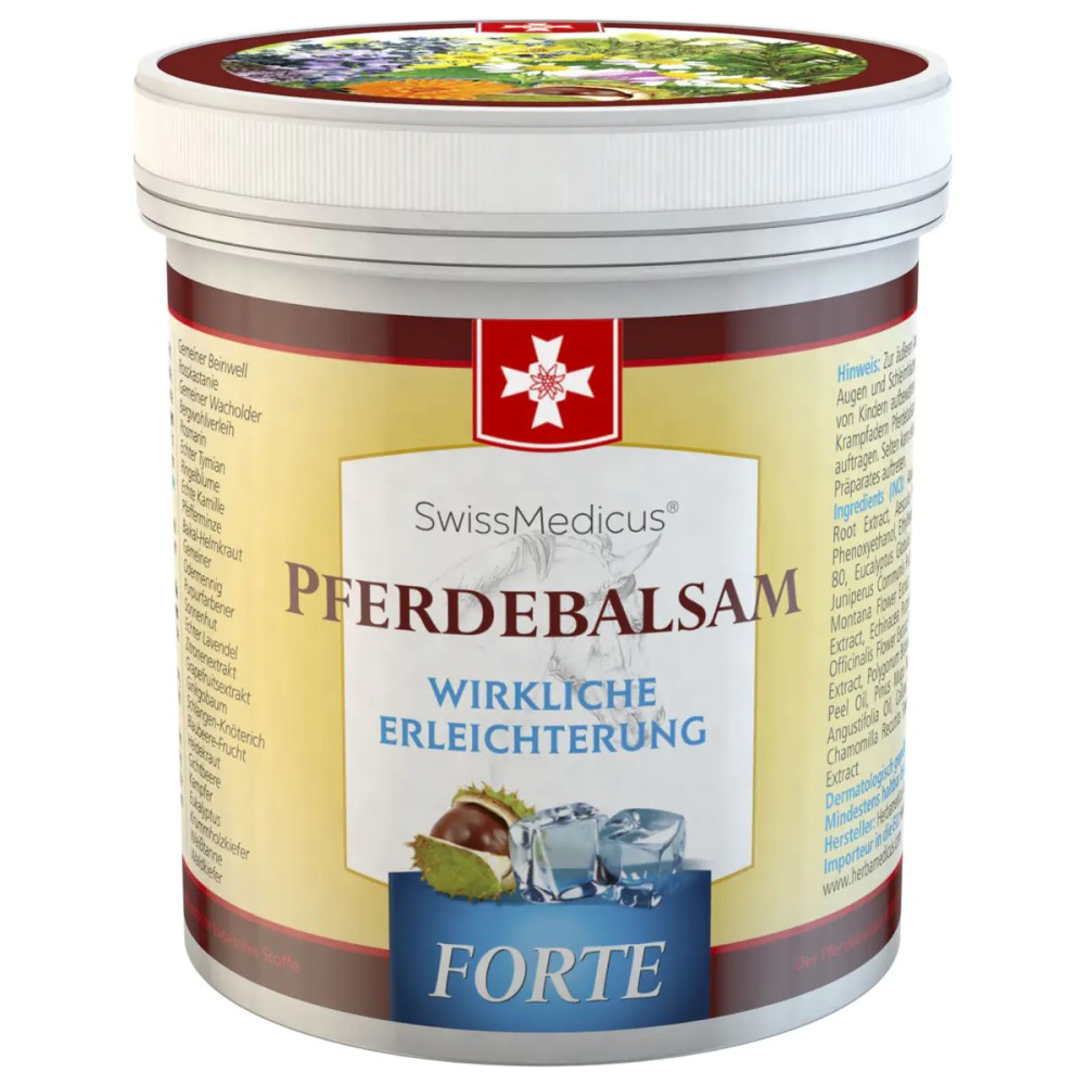 Swiss Medicus Pferdebalsam forte kühlend 500 ml