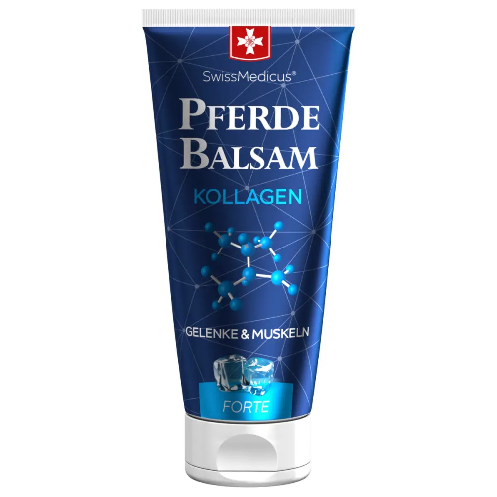 Swiss Medicus  Pferdebalsam with marine collagen forte cooling 200 ml