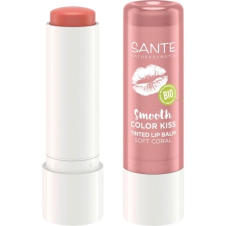 Sante Smooth Color Kiss Tinted Lip Balm Soft Coral