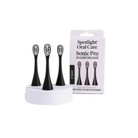 Spotlight Oral Sonic Pro Black Replacement Heads