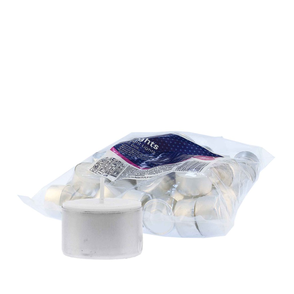 Bispol Night Lights 8h Tealight Candle 50pcs