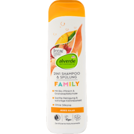 alverde NATURKOSMETIK Shampoo & Conditioner Family 2in1 300 ml / 10.14 fl oz
