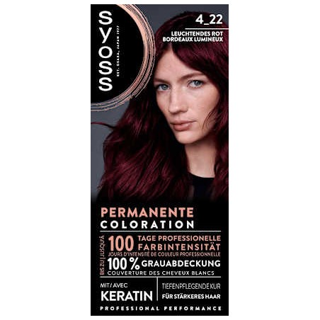 Syoss Hair Color 4_22 Bright Red