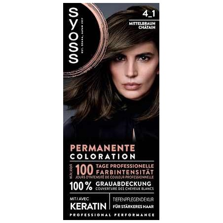 Syoss Hair Color 4_1 Medium Brown