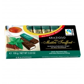 Maitre Truffout Grazioso Dark Chocolate Mint 100 g / 3.53 oz