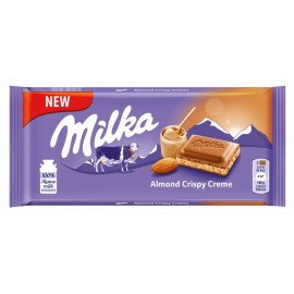 Milka Almond Crispy Creme Chocolate 90 g / 3.0 oz