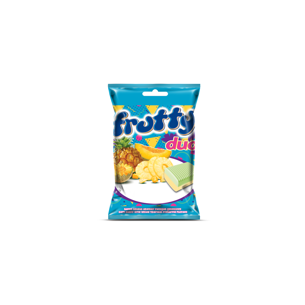 Tayas Frutty Duo Melonen- und Ananasgeschmack Weiche Bonbons 1 kg / 35,3 oz