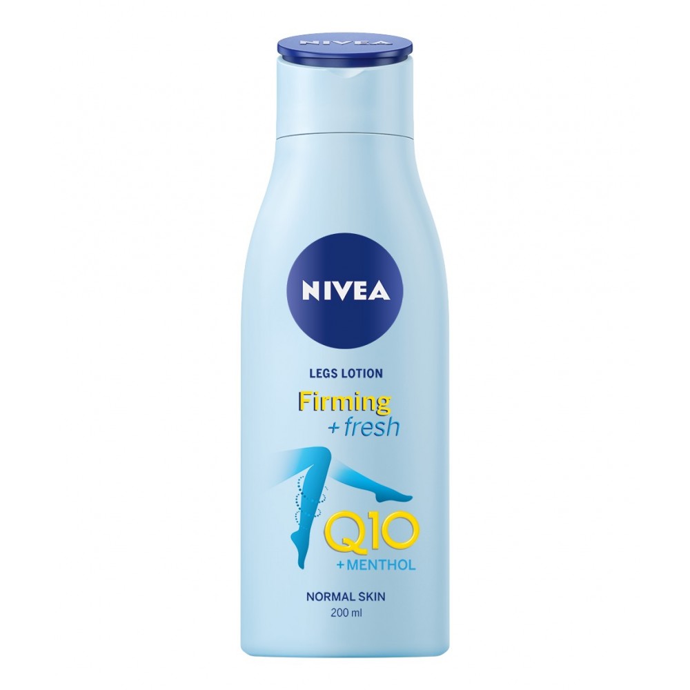 Nivea Q10 + Menthol Firming + Fresh Legs Lotion 200 ml / 6.8 fl oz