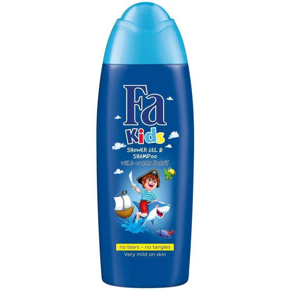 Fa Men Kids Wild Ocean Shower Gel & Shampoo 250 ml / 8.3 fl oz