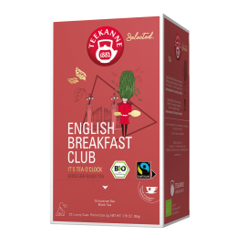 Teekanne Selected English Breakfast Club 25 Teebeutel