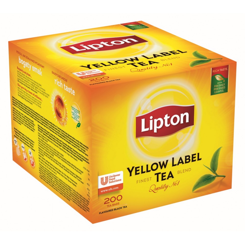 Lipton Black Tea Bags 100's | Po Wing Online