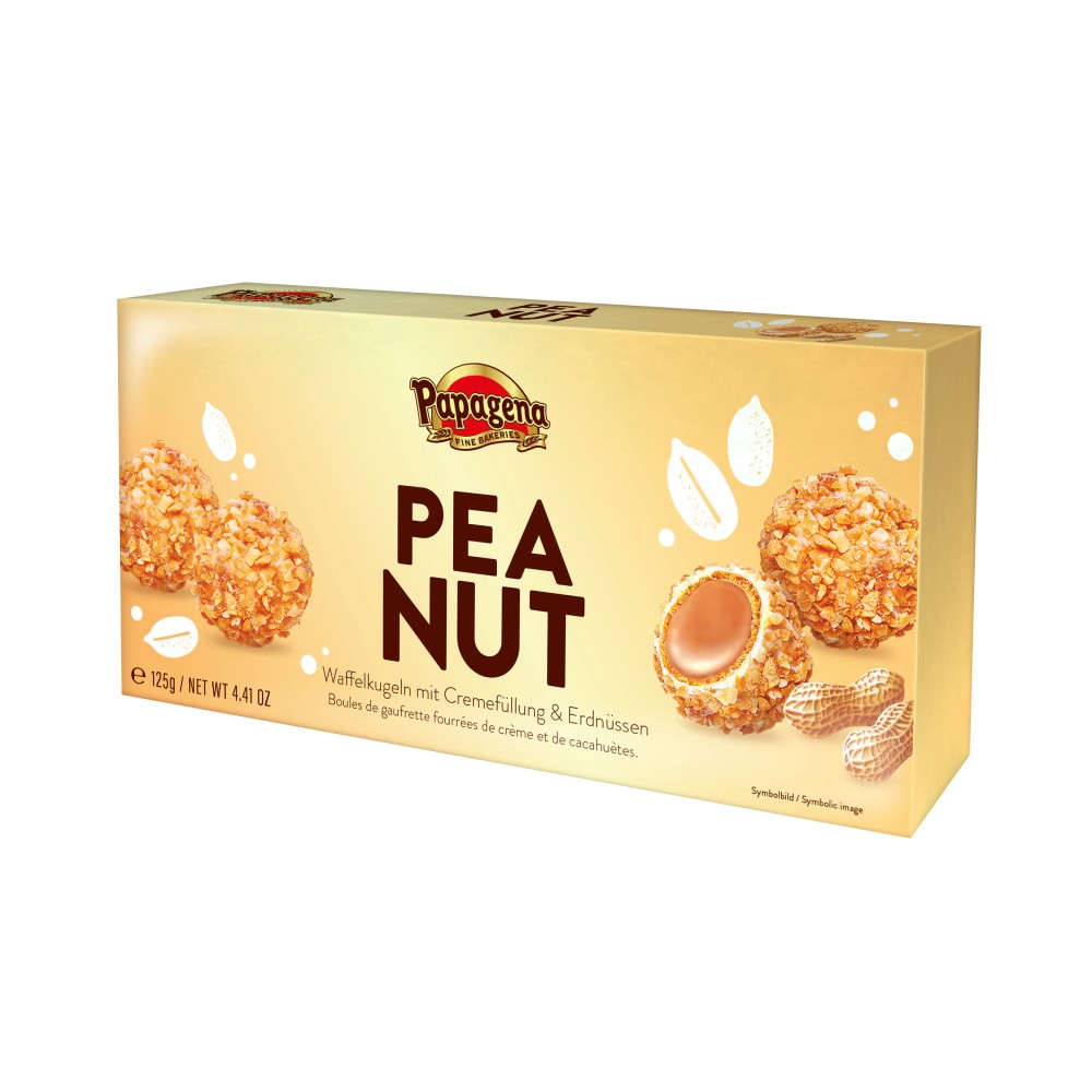 Papagena Waferballs Erdnuss 120 g / 4,23 oz
