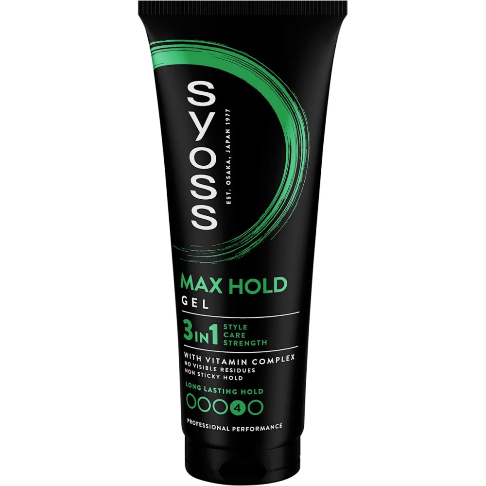 Syoss Max Hold Gel 250 ml / 8,4 fl oz