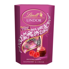 Lindt Lindor Raspberry & Cream 200 g / 7.0 oz