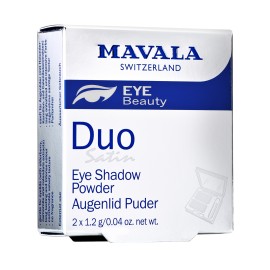 Mavala Duo Satin Eye Shadow Powder 01 Aqua 2 x 1.2 g / 0.04 oz