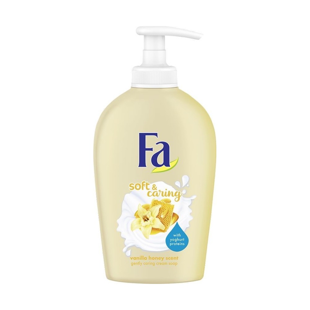 Fa Soft & Caring Vanilla Honey Scent Liquid Hand Soap 250 ml / 8.4 fl oz