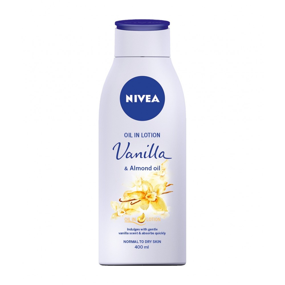 Nivea Vanilla & Almond Oil Oil In Body Lotion 400 ml / 13.4 fl oz