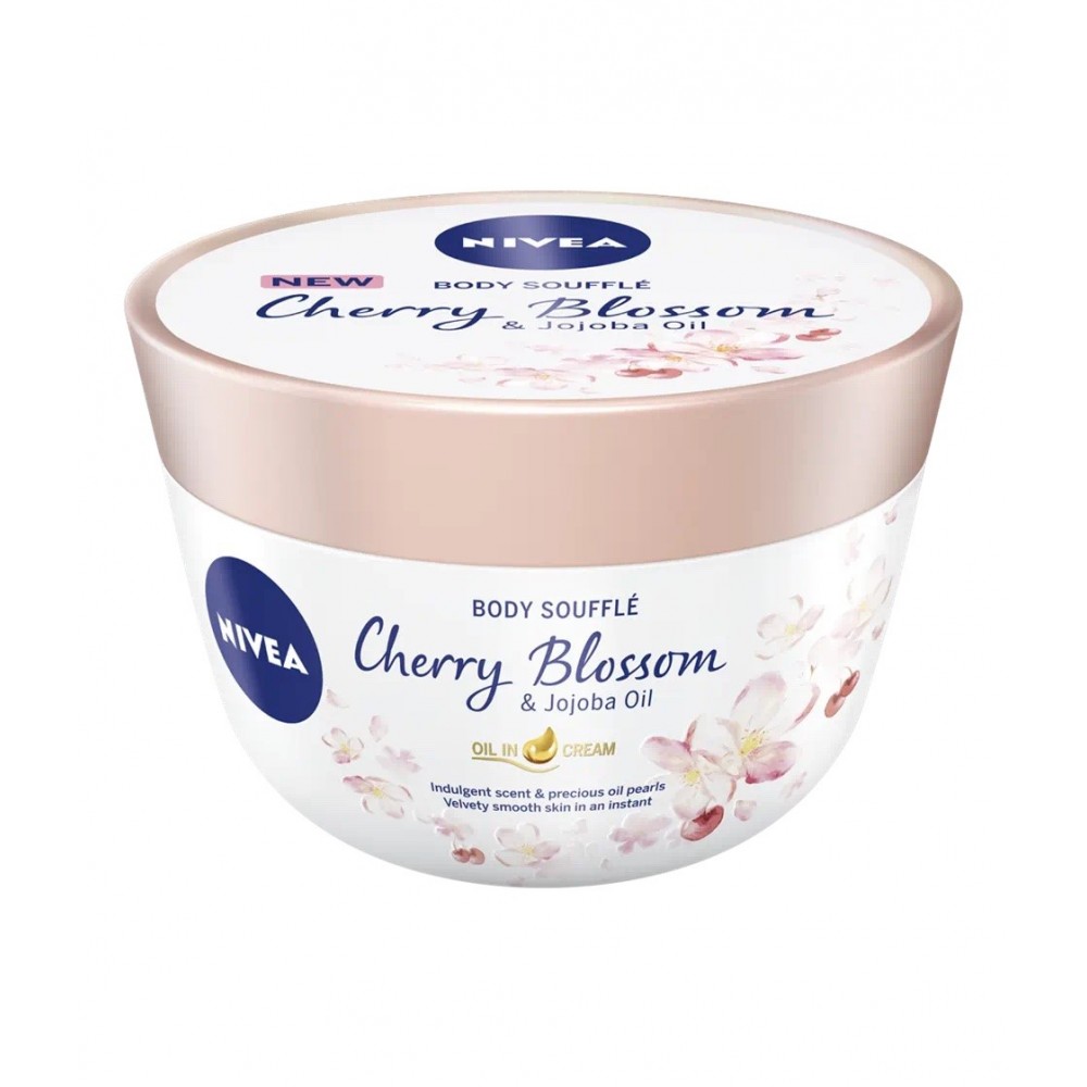 Nivea Body Souffle Cherry Blossom & Jojoba Oil 200 ml / 6.8 fl oz