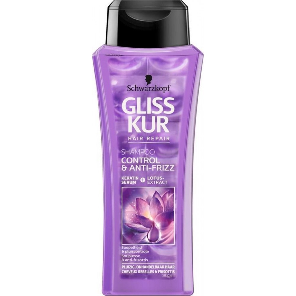 de elite melk banner Schwarzkopf Gliss Kur Control & Anti-Frizz Shampoo 250 ml / 8.3 fl oz