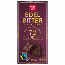 REWE Best Choice Chocolate Noble Bitter 72% 100g