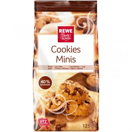 REWE Best Choice Cookies Minis 125g