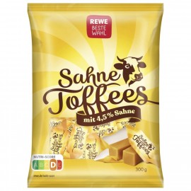 REWE Best Choice Cream Toffees 300g