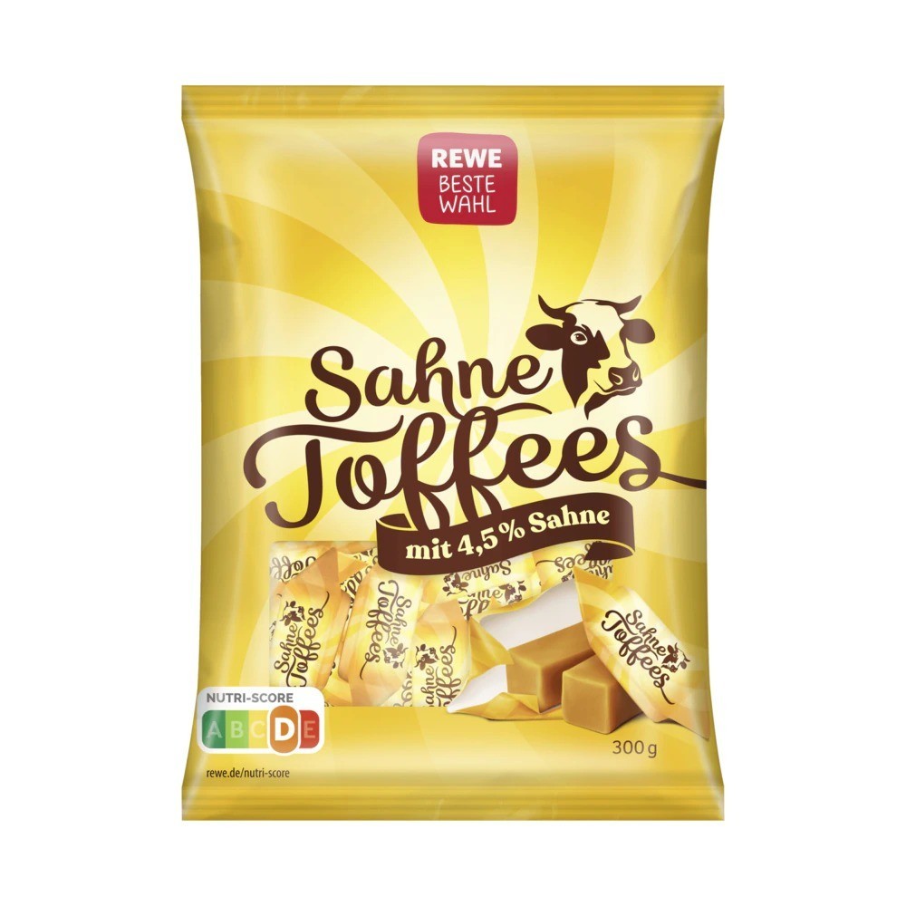 REWE Best Choice Cream Toffees 300g