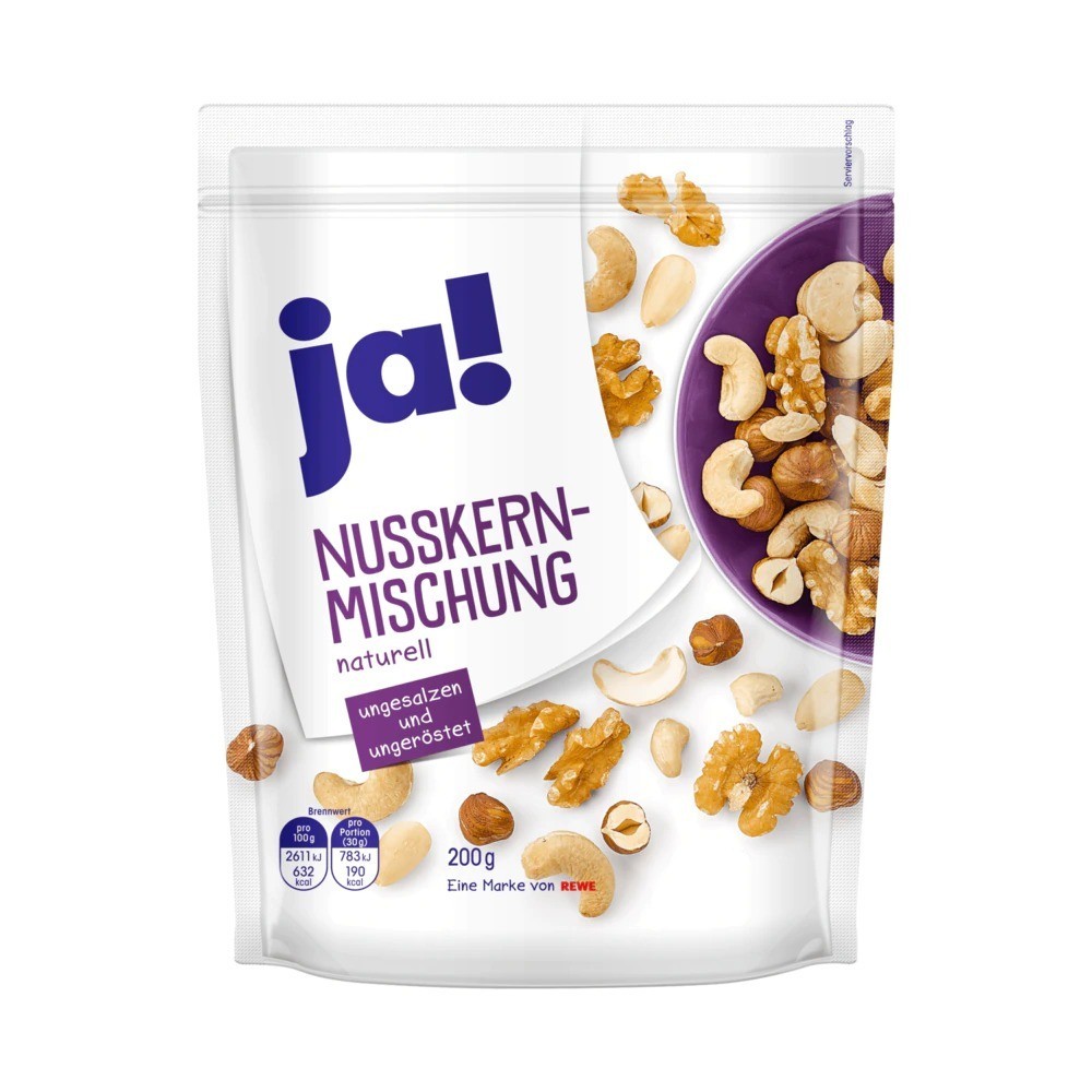 yes! Nusskernmischung naturell ungesalzen & ungeröstet 200g