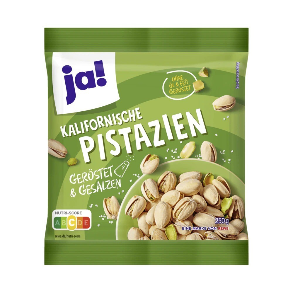 Yes! Californian pistachios roasted & salted 250g
