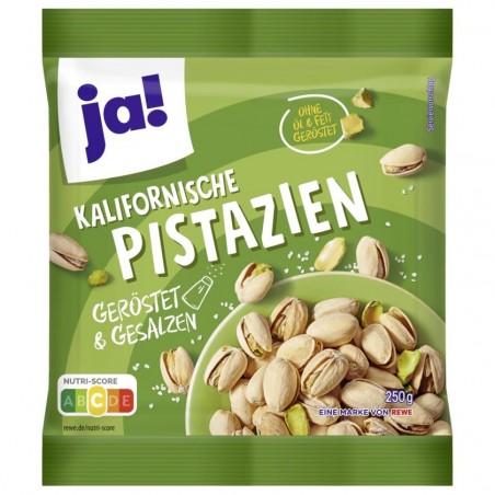 Yes! Californian pistachios roasted & salted 250g