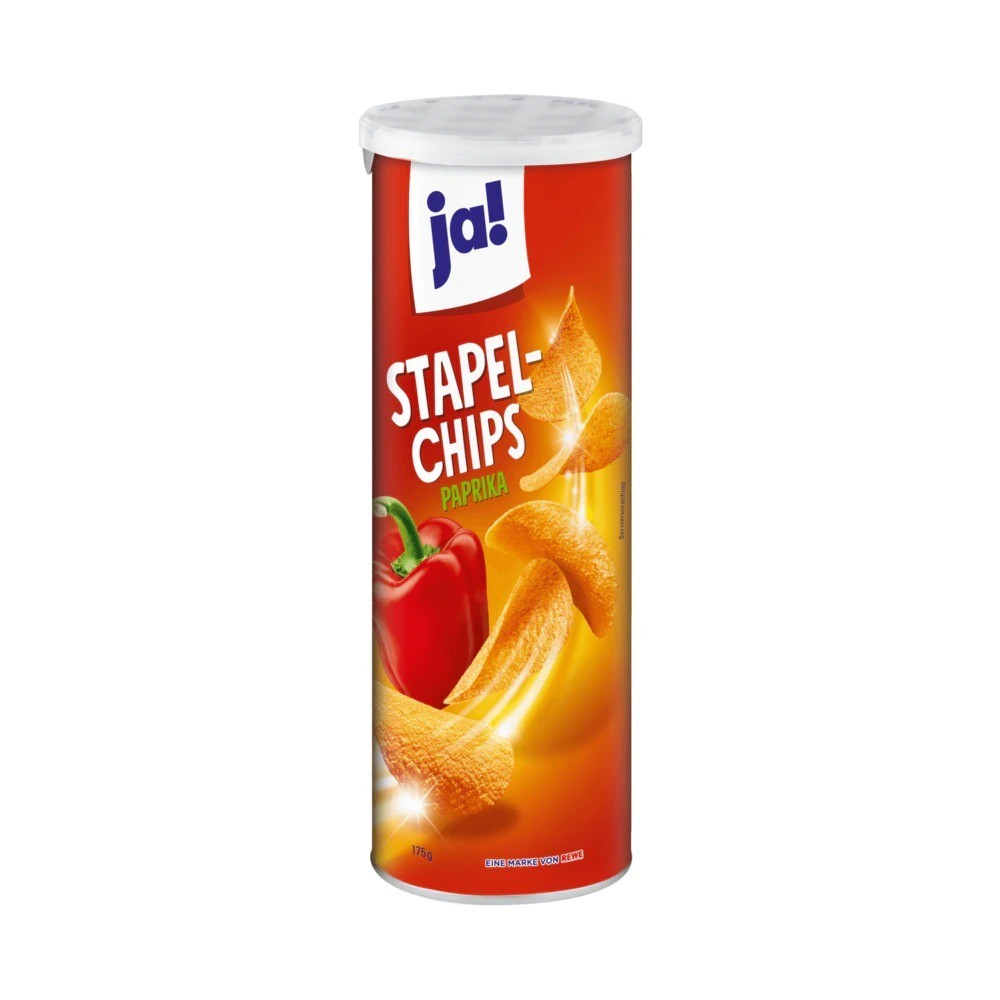Ja! Stacking chips Paprika 175g