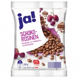 Ja! Chocolate raisins 200g