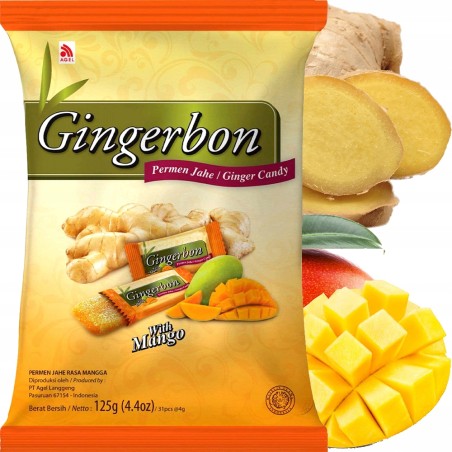 Gingerbon Ginger Mango Candy 125 g / 4.4 oz