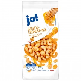 Ja! Cashew-peanut mix honey & salt 200g