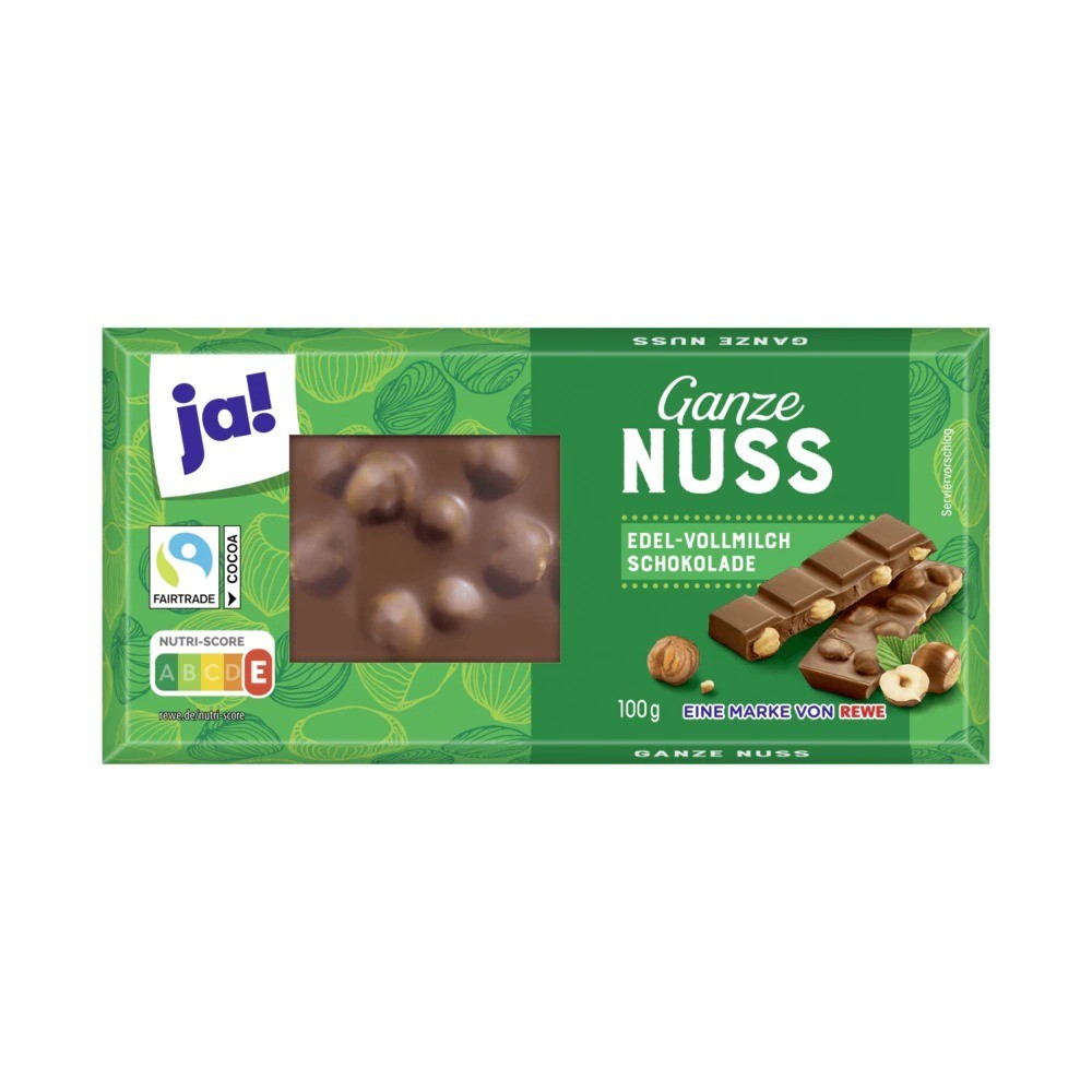 Ja! Chocolate Whole Nut 100g