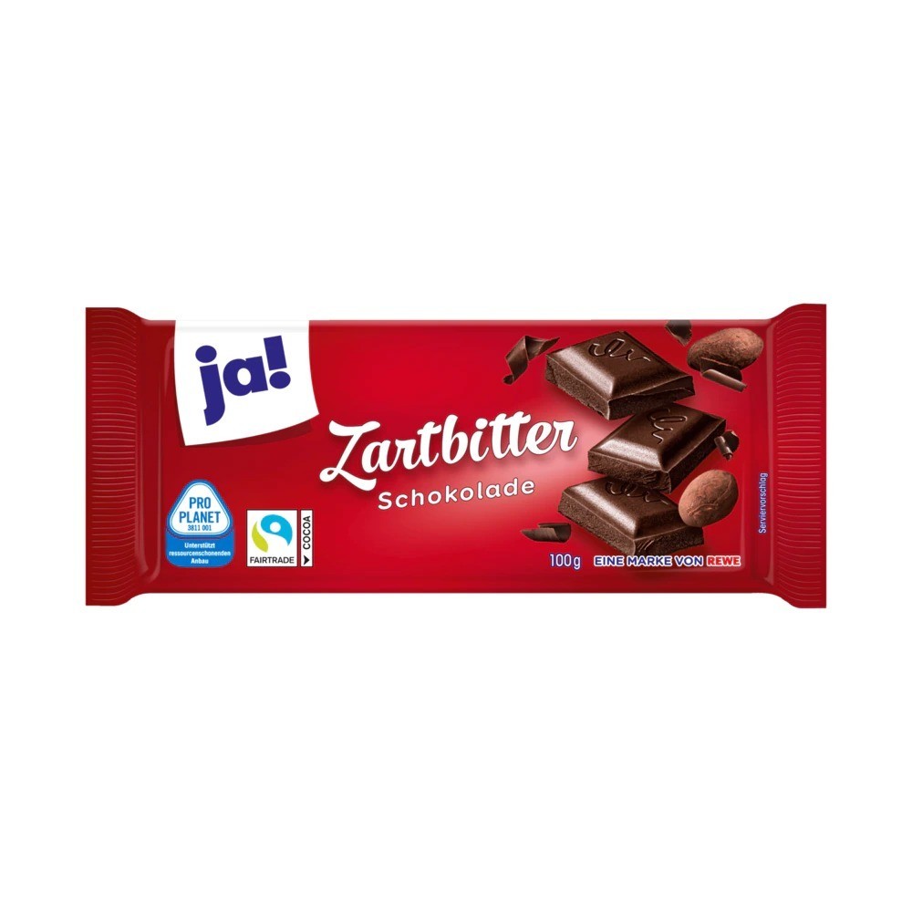 Ja! Dark chocolate 100g